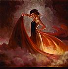 Flamenco Dancer Crescendo II painting